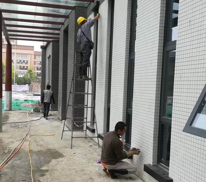 新樓盤新建筑外墻清洗、建筑清洗工作